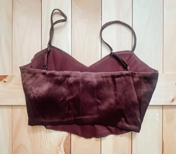 Zara // Brown Corset Top - Image 3