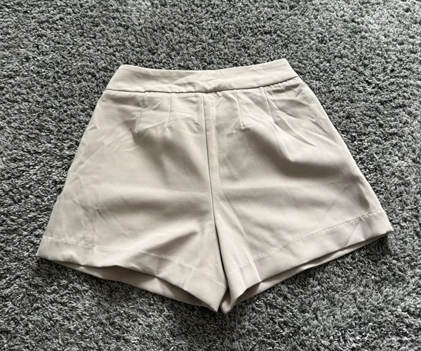 a new day Light Cream High-Waist Tailored Women’s Shorts - Image 2