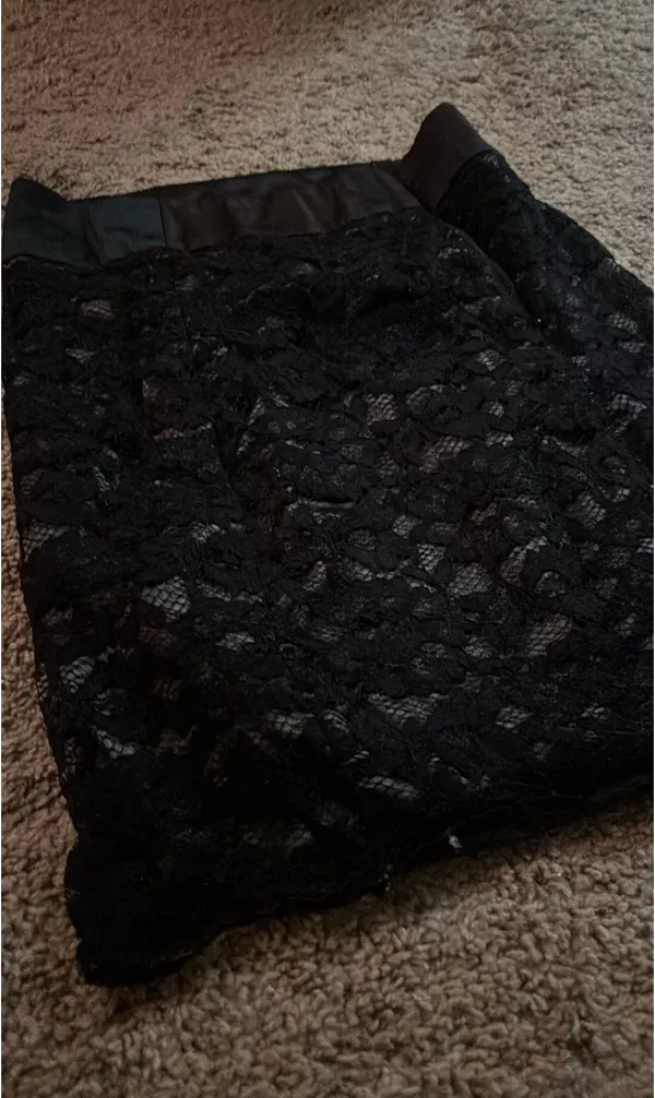 Lace skirt Black - Image 3