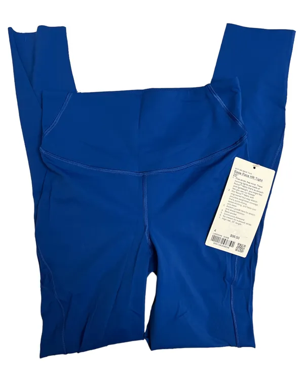 Lululemon Women’s Base Pace HR Tight Legging 25” SYMB Blue Size 4 $98 New w/tag - Image 2