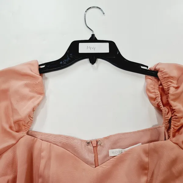MORE TO COME Khloe Ruffle Sleeve Mini Dress in Blush Medium - Image 12