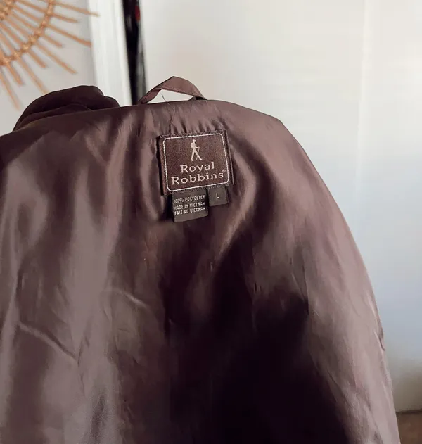 Royal Robbins Brown Puffer Vest - Image 2