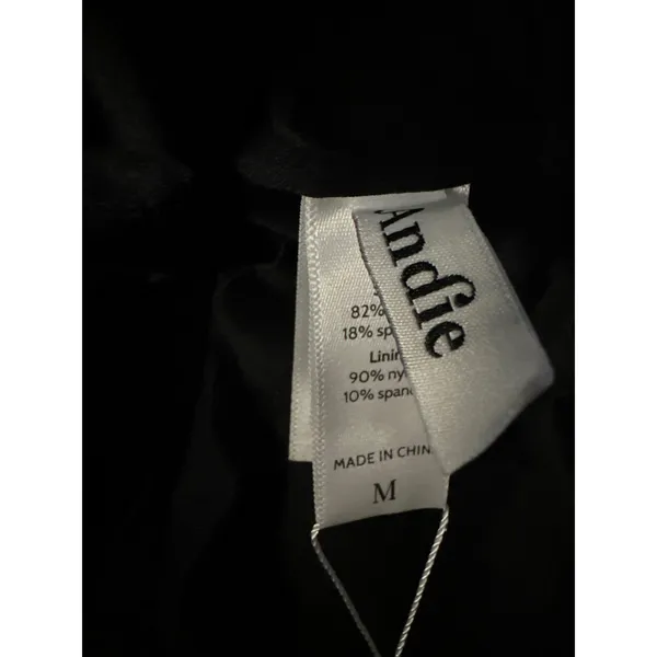 Andie Mykonos Black One Piece Swimsuit Size Medium - Image 3