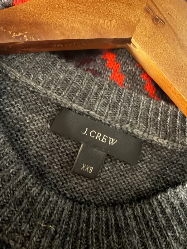 J.Crew Fair Isle Knit Sweater Size XXS - Image 3