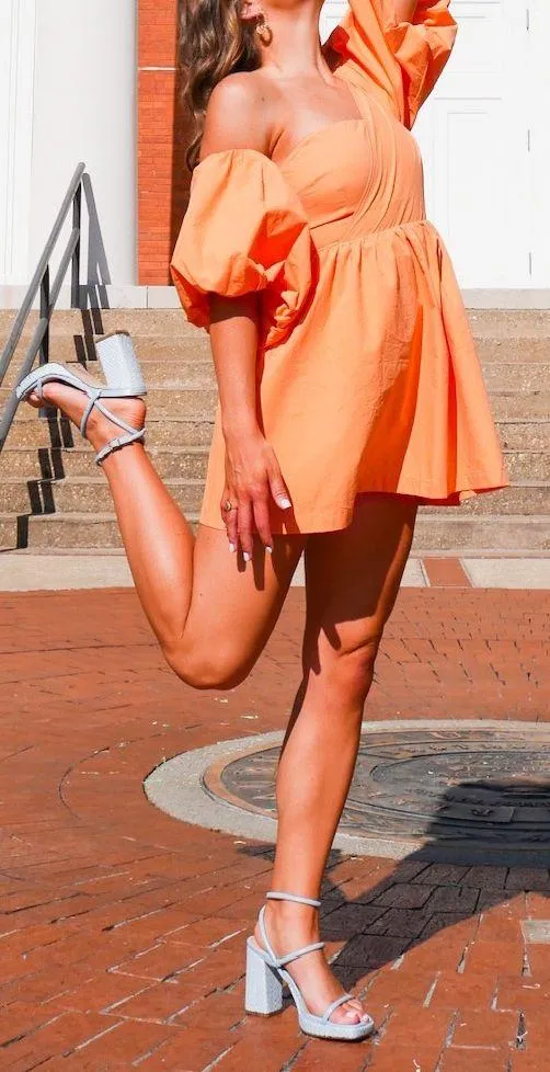 Showpo Orange one shoulder dress - Image 3