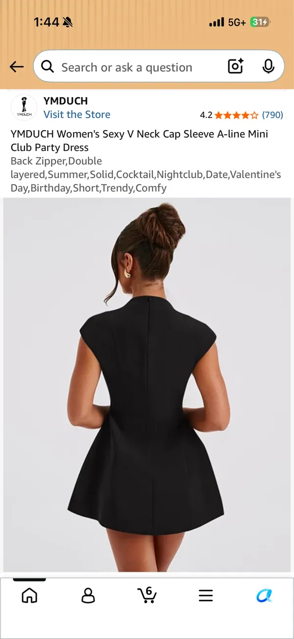 Amazon NWT Low Cut Dress - Image 3