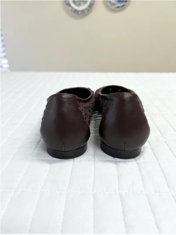 Madewell The Mylie Ballet Flat in Espresso Bean Brown Size 7 NWOB - Image 5
