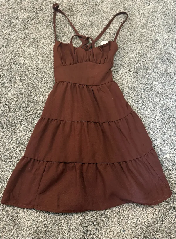 Brown Mini Dress Altar'd State - Image 3