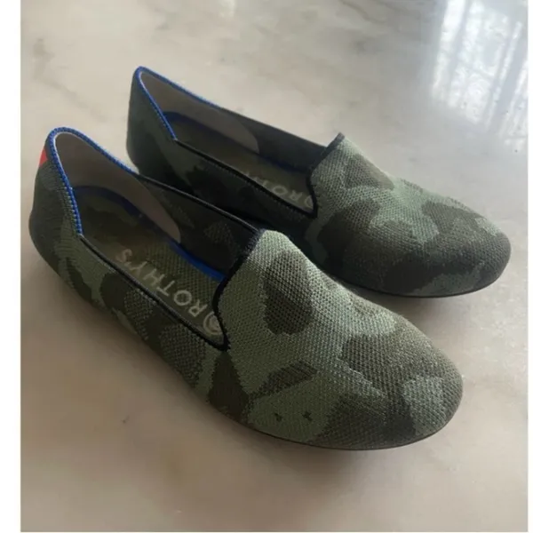 Rothy's The Loafers Olive Green Flats - Image 2