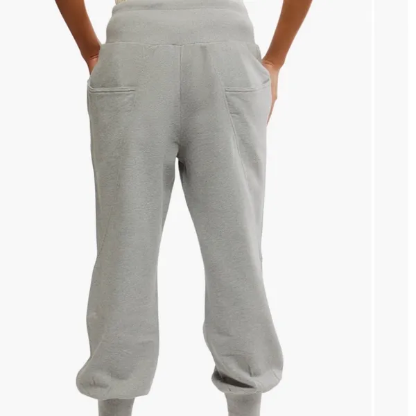 NWT FREE PEOPLE |‎ FP Movement Day Off Pants Joggers Heather Grey Sz L - Image 6