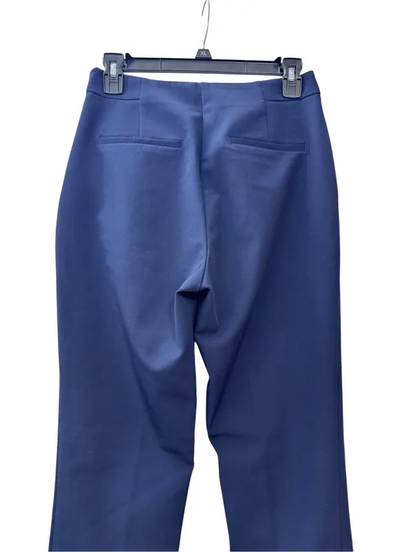 ZARA Navy Straight-Leg Trousers - Image 4