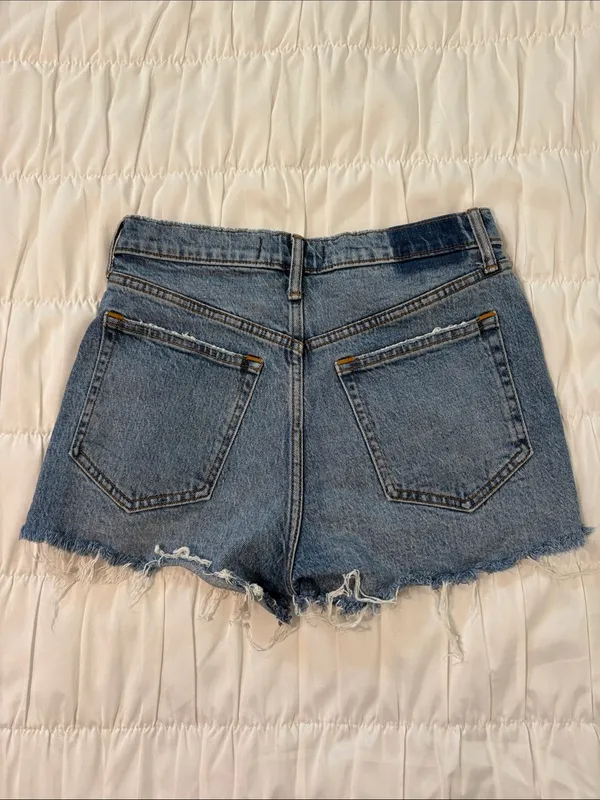 Abercrombie & Fitch Mom Short High Rise Jean Shorts - Image 3