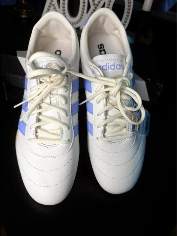 Adidas Grand Court LO Sneakers White Lavender Gum Sole Women’s 8.5 NWT - Image 2