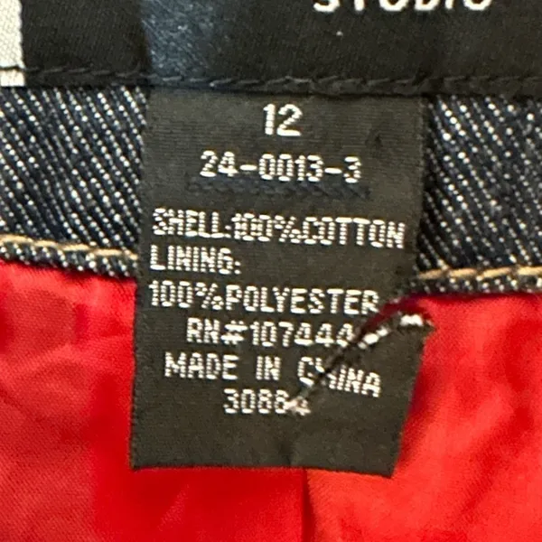 Boston Design Studio‎ denim jacket size 12 - Image 10