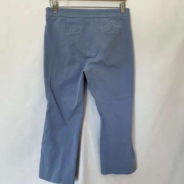 J.Crew kelsey pant women's size 8 sky blue work trousers straight leg med rise - Image 4