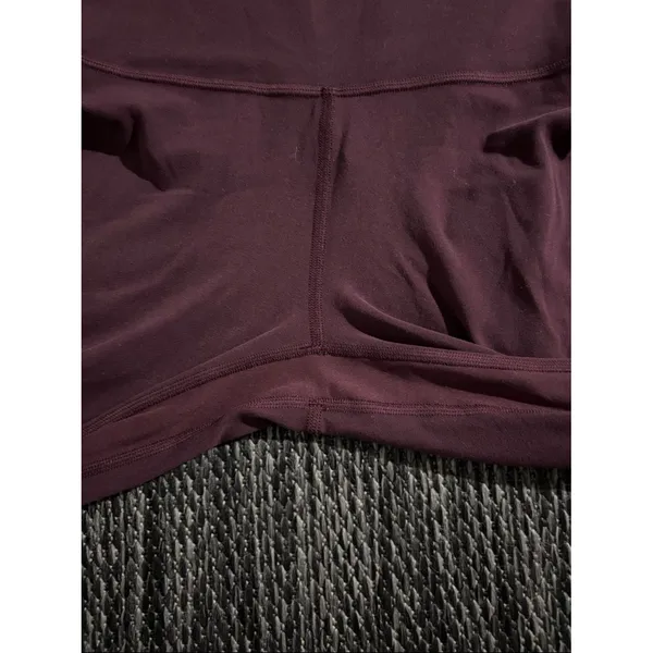 Lululemon Align Super High Rise Bike Shorts 10” Nulu Lightweight Soft Cassis - Image 3