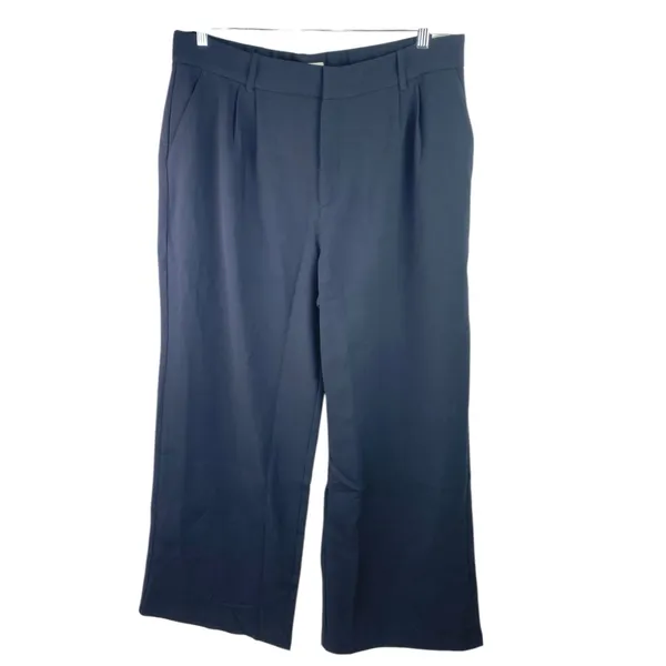 NEW Abercrombie & Fitch Women's Black High Waisted Trousers Dress Pants Size XL - Image 2