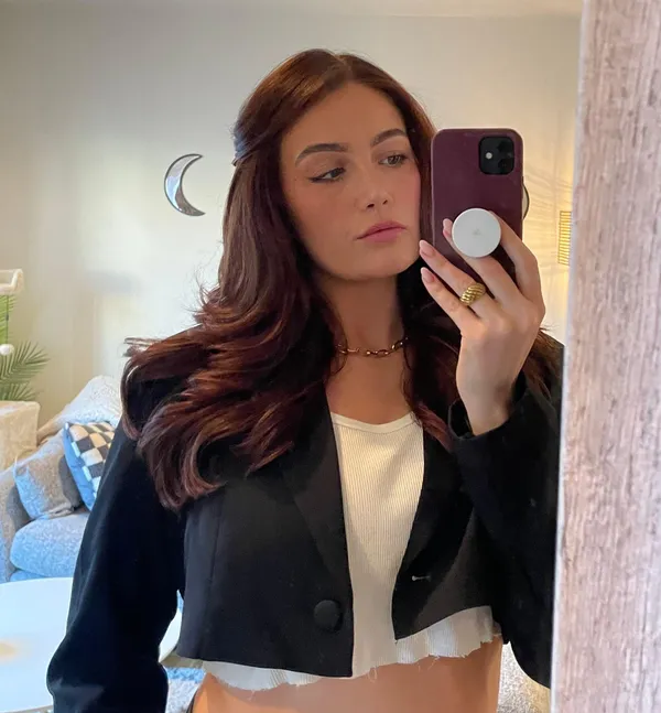 Revolve Cropped Blazer - Image 5