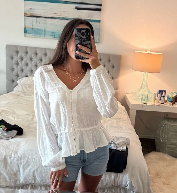 The Normal Brand White Blouse - Image 2
