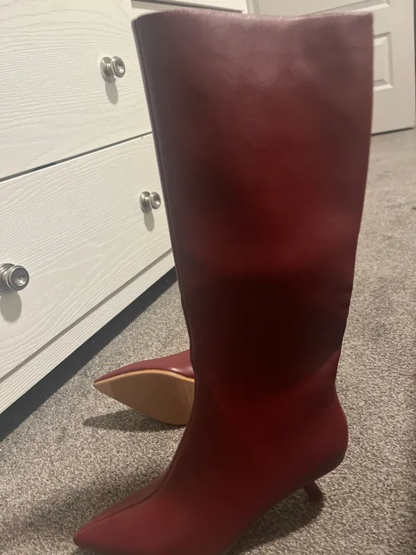 Avidlove Red leather boots - Image 2
