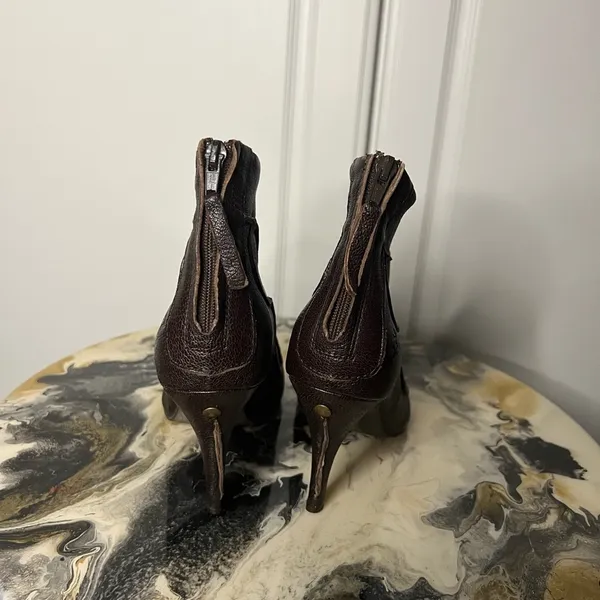 Fly London Leather Ankle Boots Made in Portugal EU 39 US 8 Y2K - Image 6