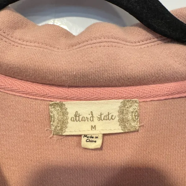 Altar'd‎ State Blush Pink Fleece Heavyweight Jacket - Image 3