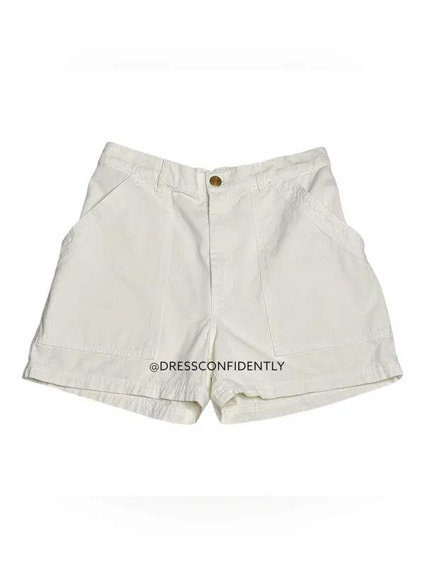 BIG BUD PRESS Classic Work Shorts, Vintage White, Medium White - Image 3