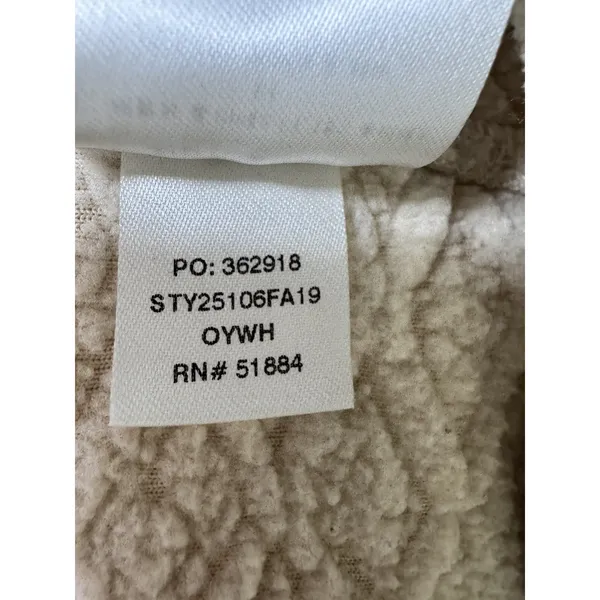 Patagonia‎ Diamond Capra Hooded Sweatshirt Cream Women's Size Small - Image 11