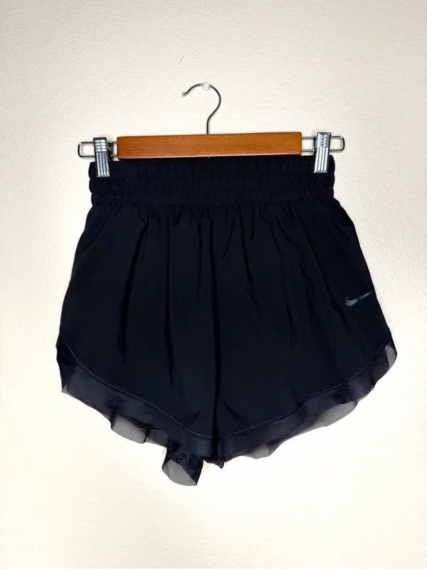 Nike One Women Dri-FIT Brief-Lined Shorts XS Black Running Athletic Workout Gym - Image 3