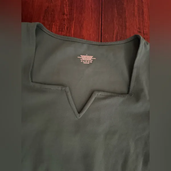 Forest Green Long Sleeve Bodysuit - Image 3