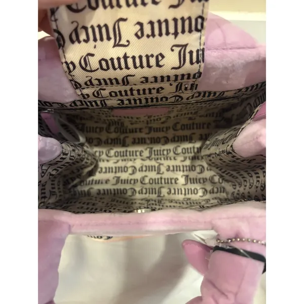 Juicy‎ Couture Extra Spender Mini Tote Fondant Pink Rhinestone Crossbody Bag - Image 4