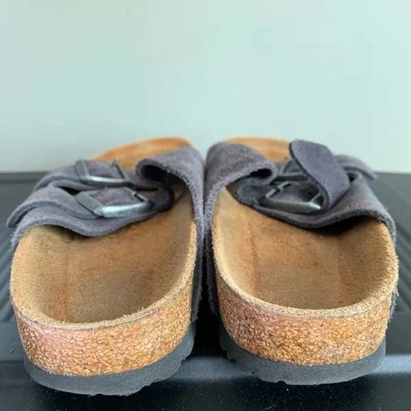 Birkenstock Arizona gray suede sandals size 37 - Image 5