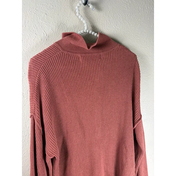 NEW Free People Beach XS Sweater Mini Dress Canyon Sunset Knit Lagenlook Boho - Image 7