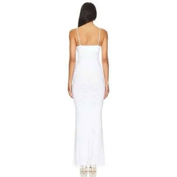 Majorelle Revolve Leonie White Maxi Dress - Image 4