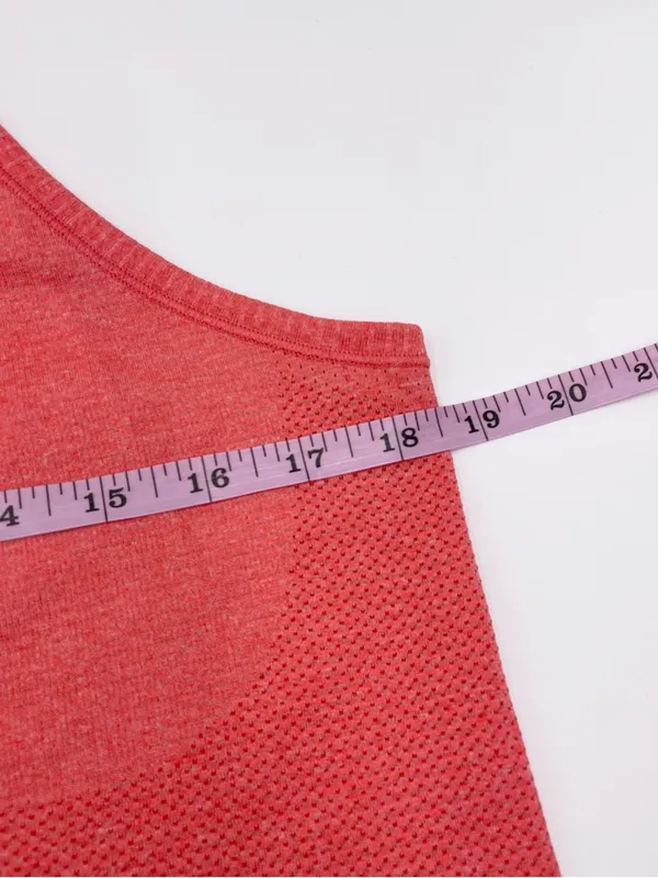 Lululemon Swiftly Tech Racerback Tank Top Size 12 Heathered Orange Coral Running - Image 12