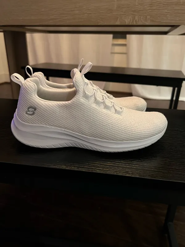 Skechers White Sport Sneakers - Image 5