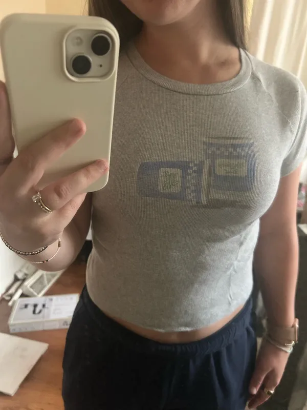 Aerie Cropped Tee Graphic - Image 2