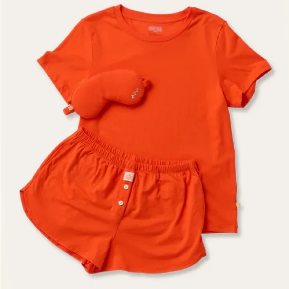 NWT Cozyland Mia boxer mask set in scarlet - Image 2