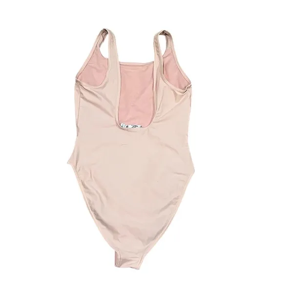 Adidas Women's One Piece Swimsuit Pink Size M Open Back High Leg - Image 2