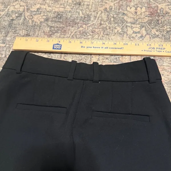 Babaton Aritzia Black Command Straight Leg Dress Pants Trousers Size 0 - Image 6
