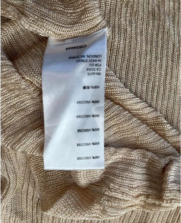 Free People Gold Bell Sleeve Button-Up Long-Sleeve Top - Image 8