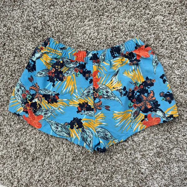 Patagonia Barely Baggies Shorts Kelp Garden Radar Blue - Image 6