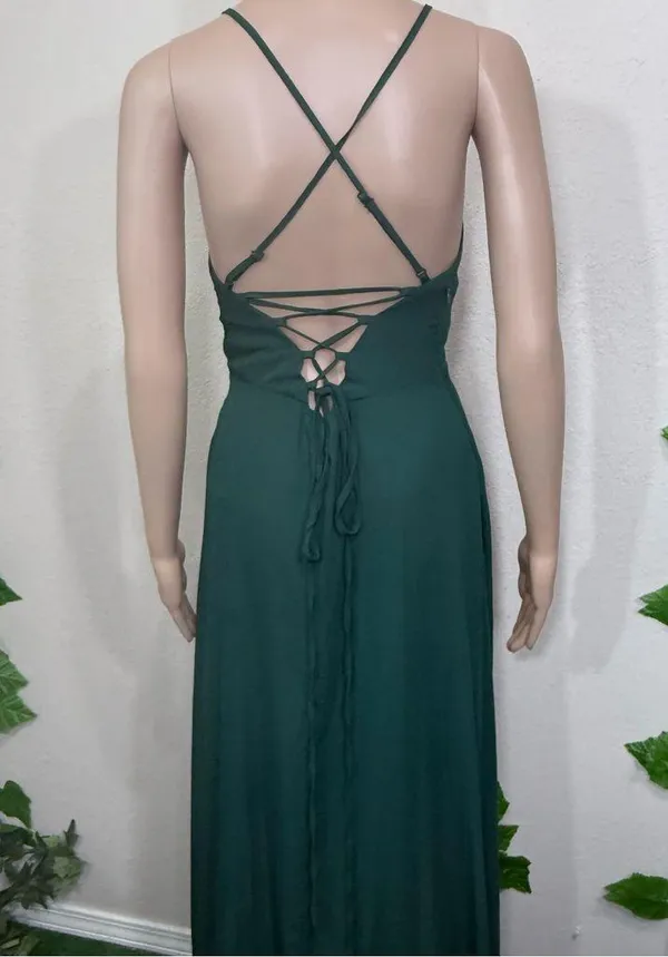 Elegant Green Sleeveless Dress NWOT - Image 10