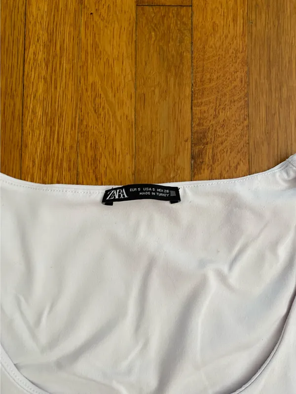 Zara white tank top - Image 3