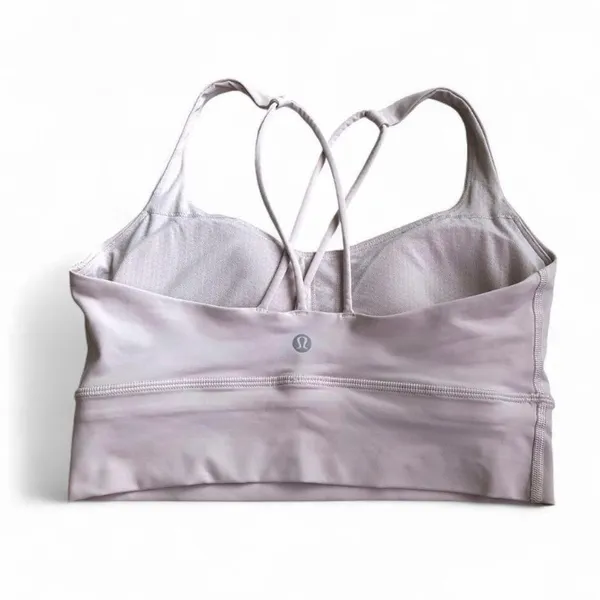 Lululemon Womens Free To Be Longline Sports Bra Flush Light Pink FUSP Sz 6 - Image 4