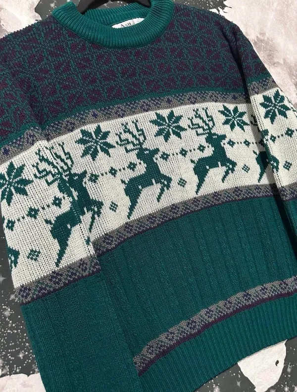 Ash Creek Trading Reindeer Knit Sweater - Image 3