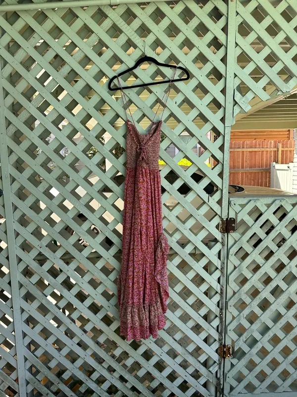 Free People Pink One I Love Midi Dress - Image 9