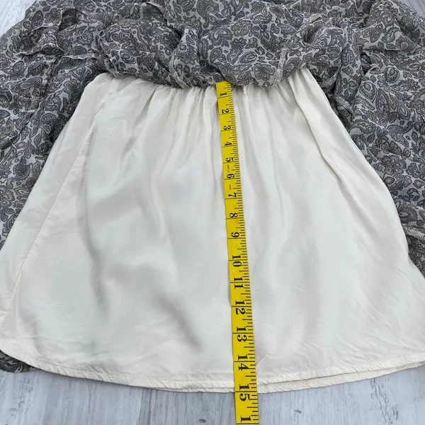 Hollister Paisley Maxi Skirt XS Cream Boho Coquette Fairycore Festival Flowy - Image 9