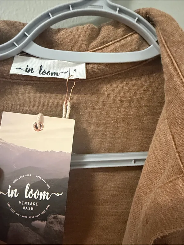 $89 NWT Boutique Cozy "In Loom" Vintage-Wash Lounge Set (Size Small) - Image 3