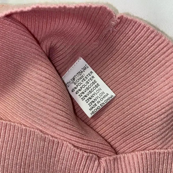 NWT Altar'd State Blush Pink Ribbed Knit Twist Front Crop Top Size Womans Small - Image 5